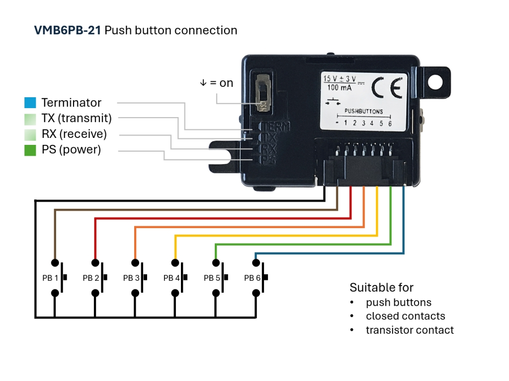 Velleman: 99/vmb6pb-21_button-connection.jpg