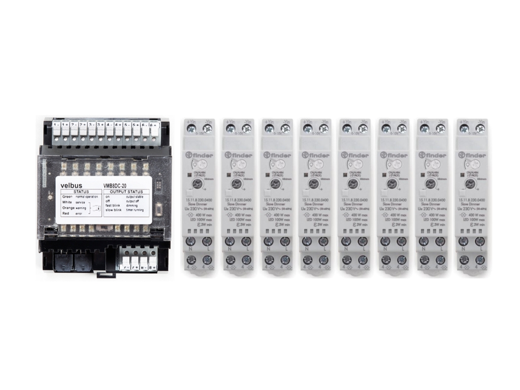 [VMBDIMSET8] Velbus eight channel dimming set