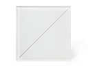 Edge Lit control module with 2 touch keys (White Edition)