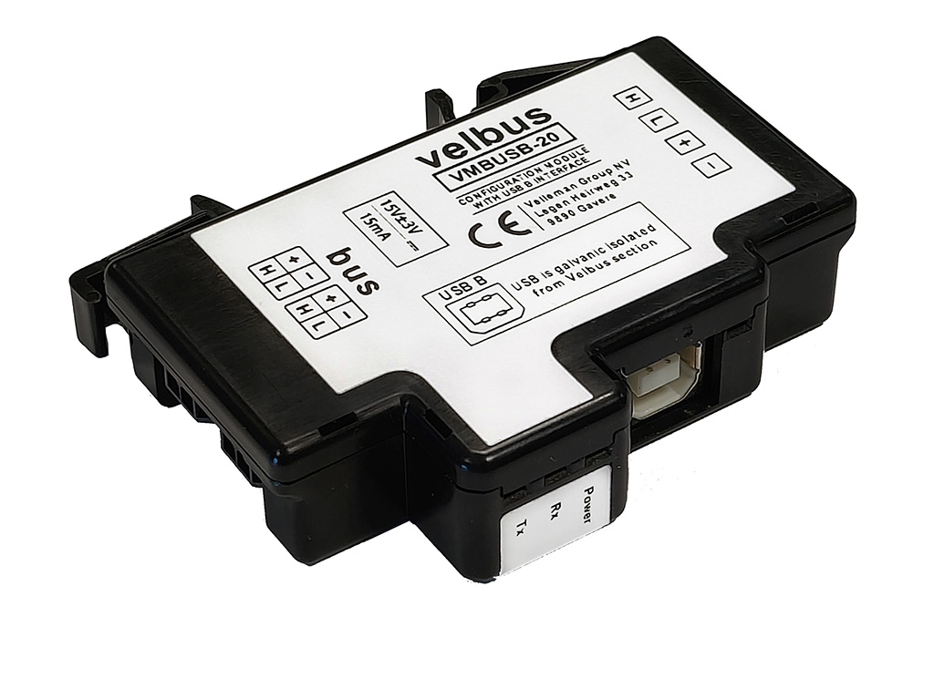 Velbus USB interface & configuration module